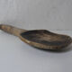 Wooden spoon butter ancient folk art
