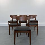 Vintage Teak Dining Chairs from Casala, 1960s, Set of 6