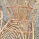 4 sixties bamboo chairs