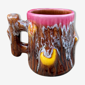 Mug vallauris-thème arbre-années 60