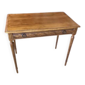 Carved Side Table with Large Drawer