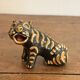 Figurine Animal Sculpture Glazed Terracotta Tiger Alebrije Mexico 2/2