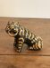 Figurine sculpture animale en terre cuite émaillée tigre Alebrije Mexique