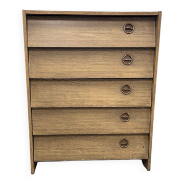 Vintage wooden shoe cabinet / drop-leaf cabinet