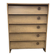 Vintage wooden shoe cabinet / drop-leaf cabinet