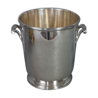 Maison Ercuis silver metal champagne bucket Louis XVI