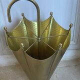Vintage brass umbrella stand