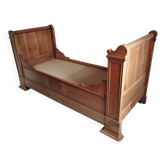 Lit bateau en bois massif