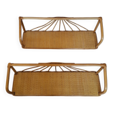 Pair of wall shelves