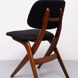 Dutch Scissors Dining Chairs Louis by Van Teeffelen for Wébé, 1959, Set of 8
