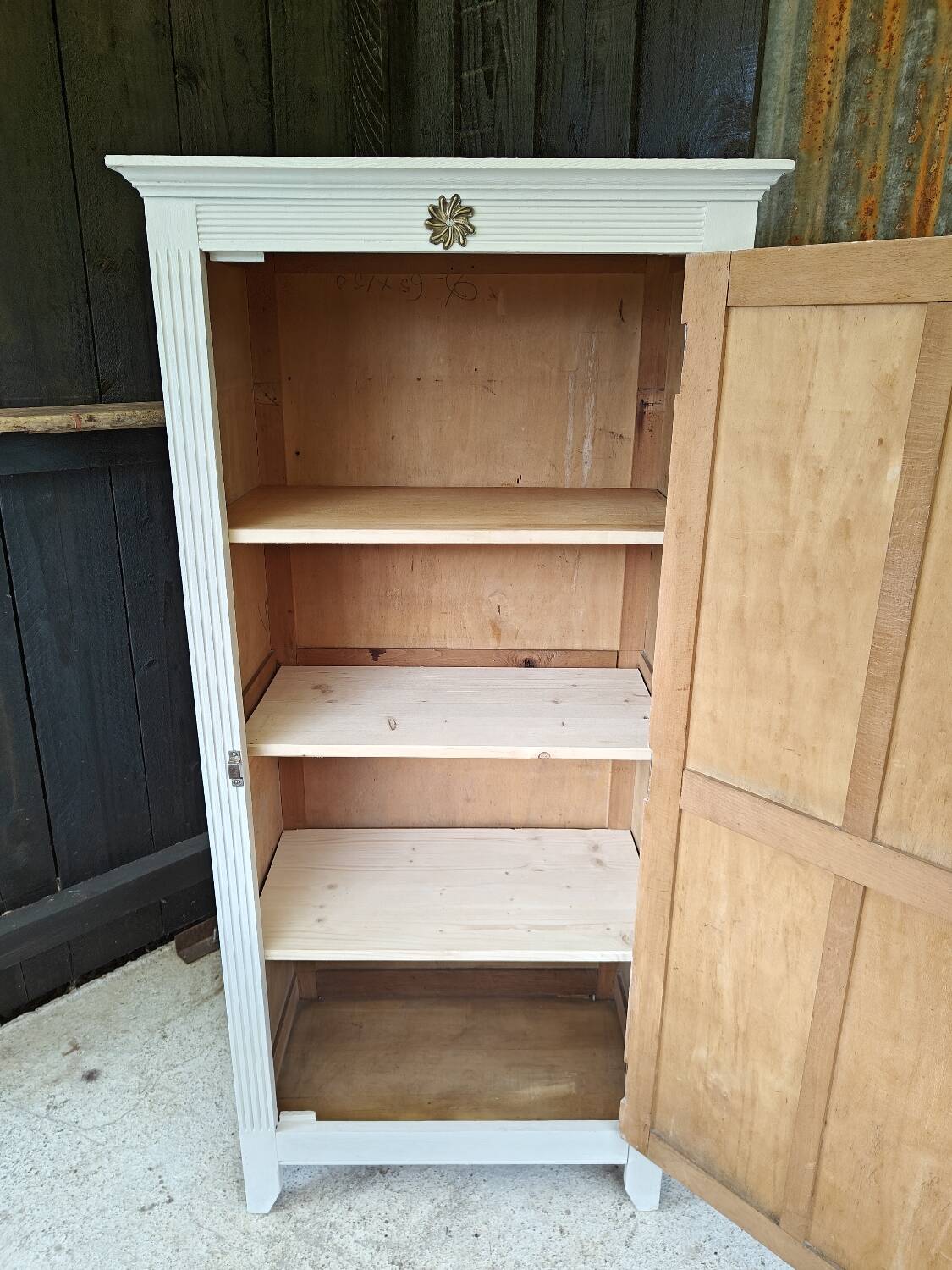 Restored Parisian Bonnetière Wardrobe