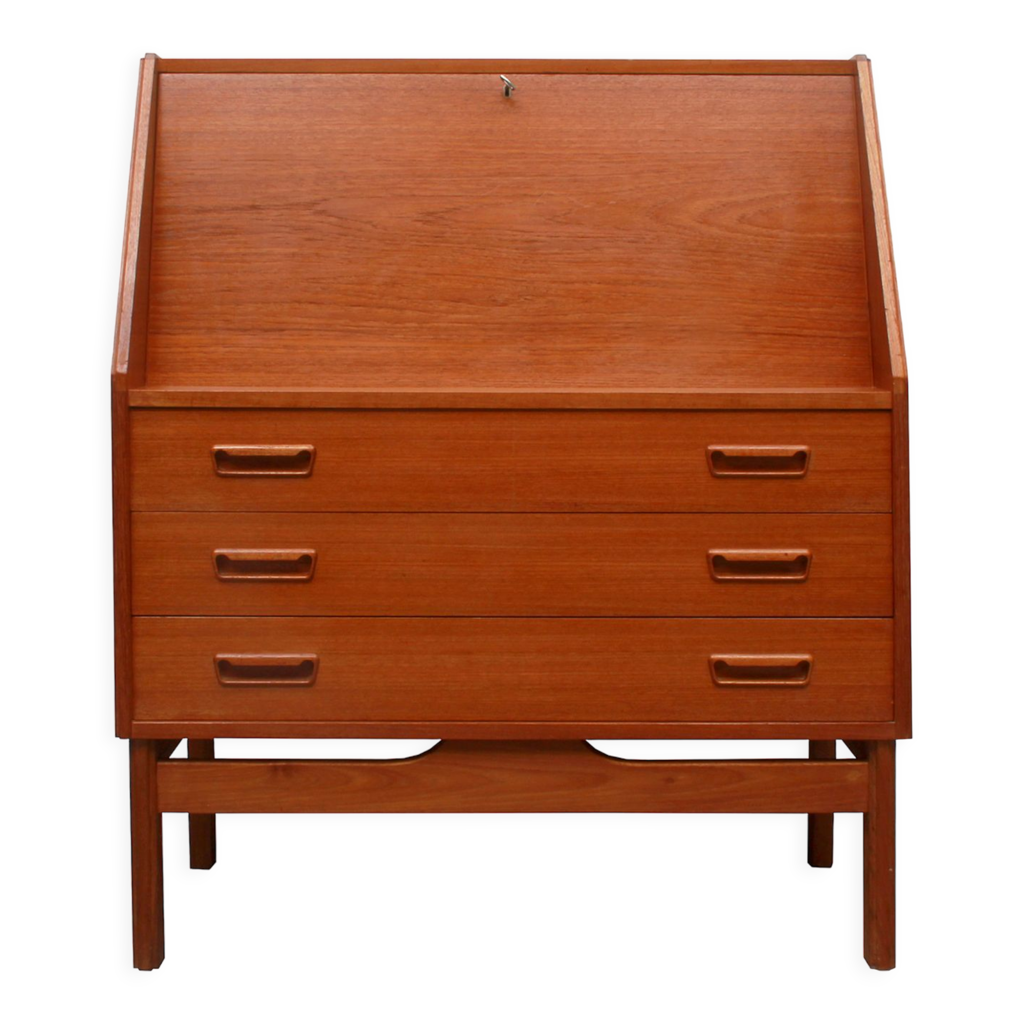 1960s secretary in teak, Dyrlund Denmark