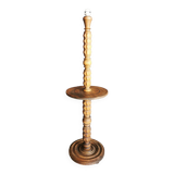 Wooden floor lamp