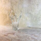 Vase en cristal style Daum forme libre