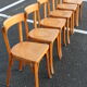 Set of 6 chairs Bistro baumann beech clear n ° 13