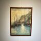 Old painting, marine, signed xx century
