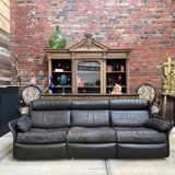 80s leather living room set