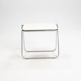 Vintage beige Platone folding desk by Giancarlo Piretti for Anonima Castelli, 1970s