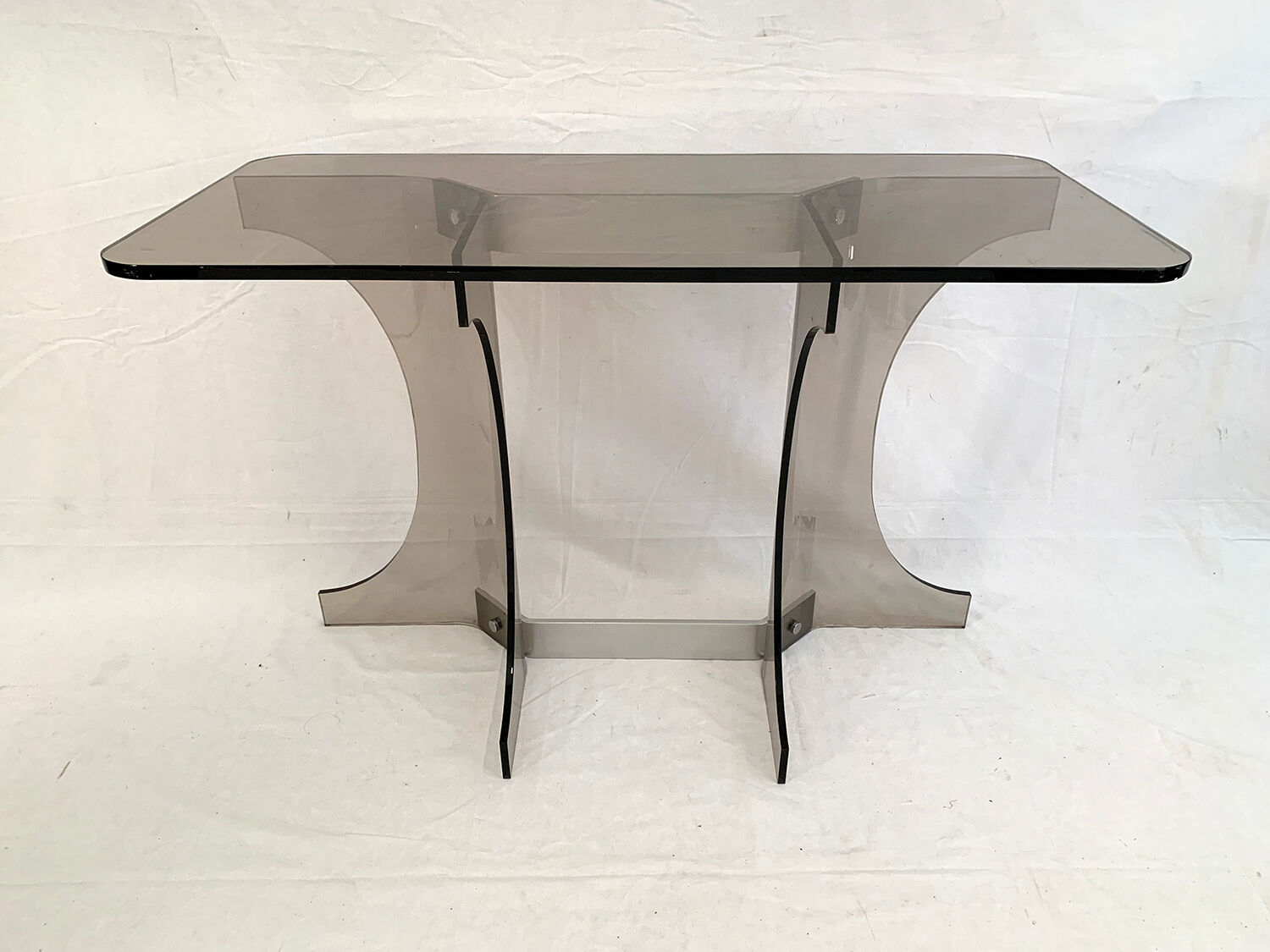 Alu console and smoked plexiglass