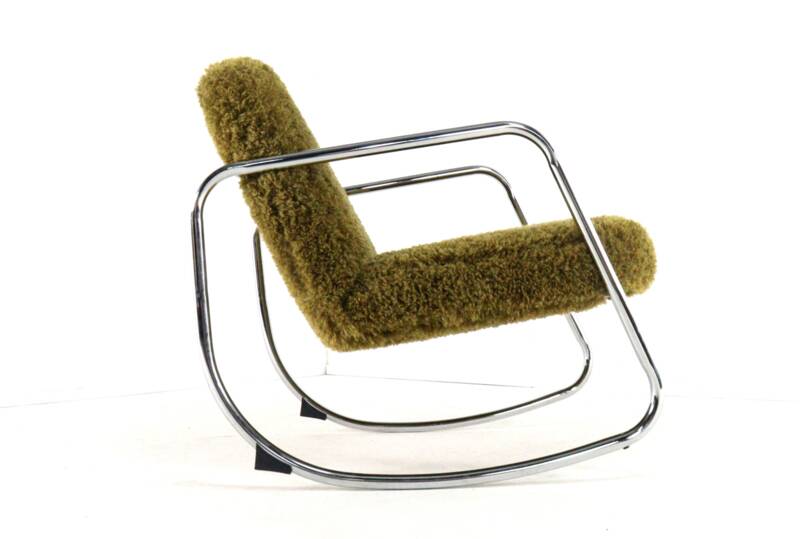 'Doodle' rocking chair - unique designer piece - unique upholstery