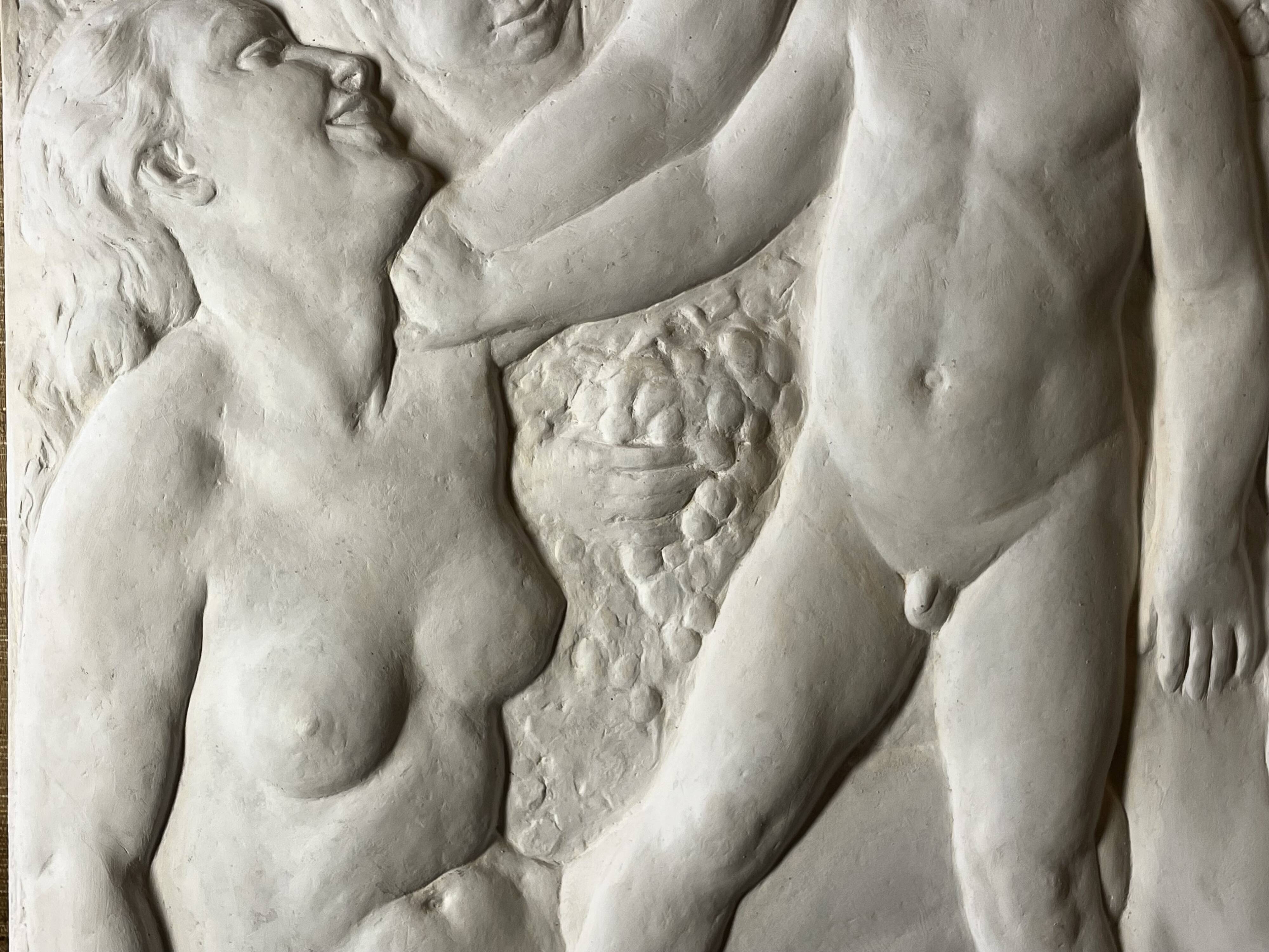 Bas relief by Jean Dulac “The Education of Bacchus”