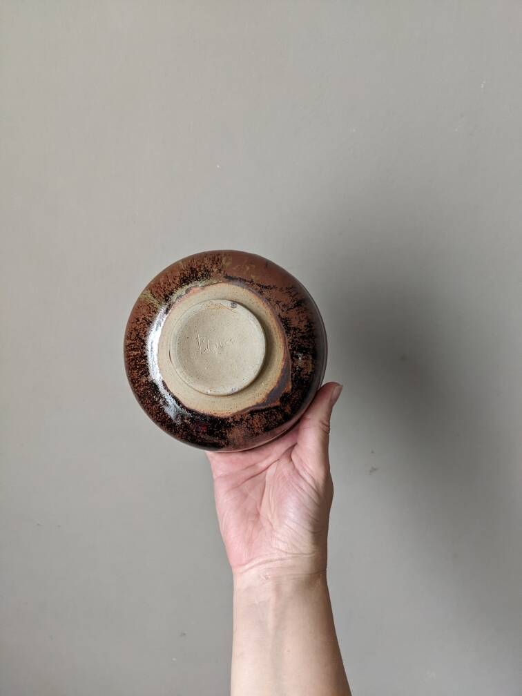 Ceramic bowl, handmade pottery, Japandi, Japanese design, slow deco