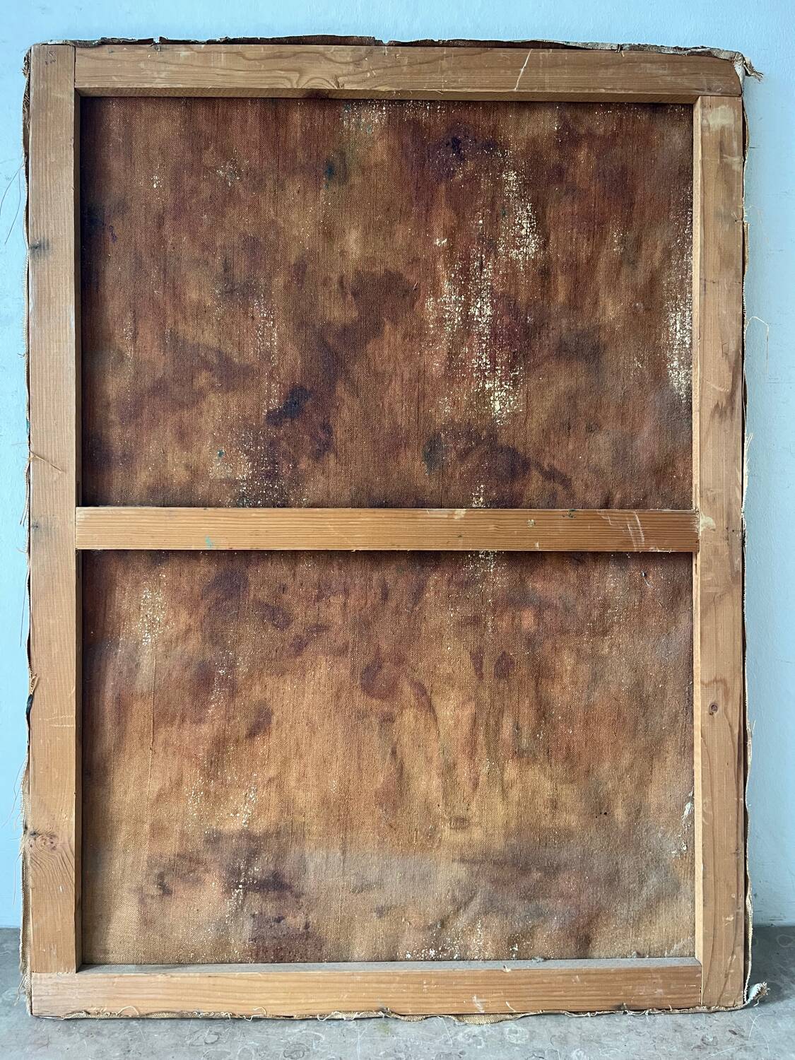 Flower bouquet, knife technique, signed