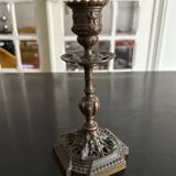 19th century bronze candle holder