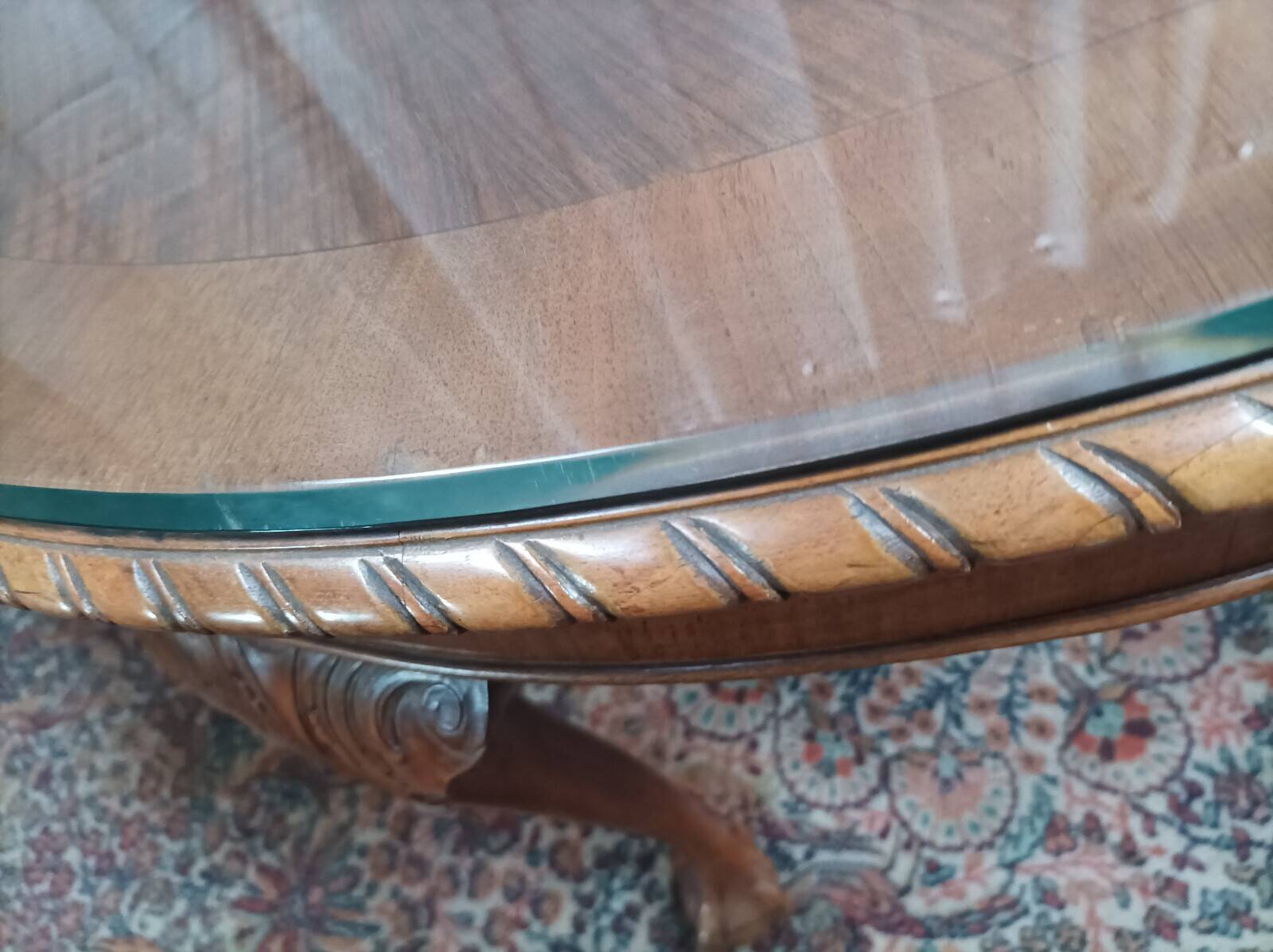 Chippendale table in mahogany Maison JELLINEK Paris