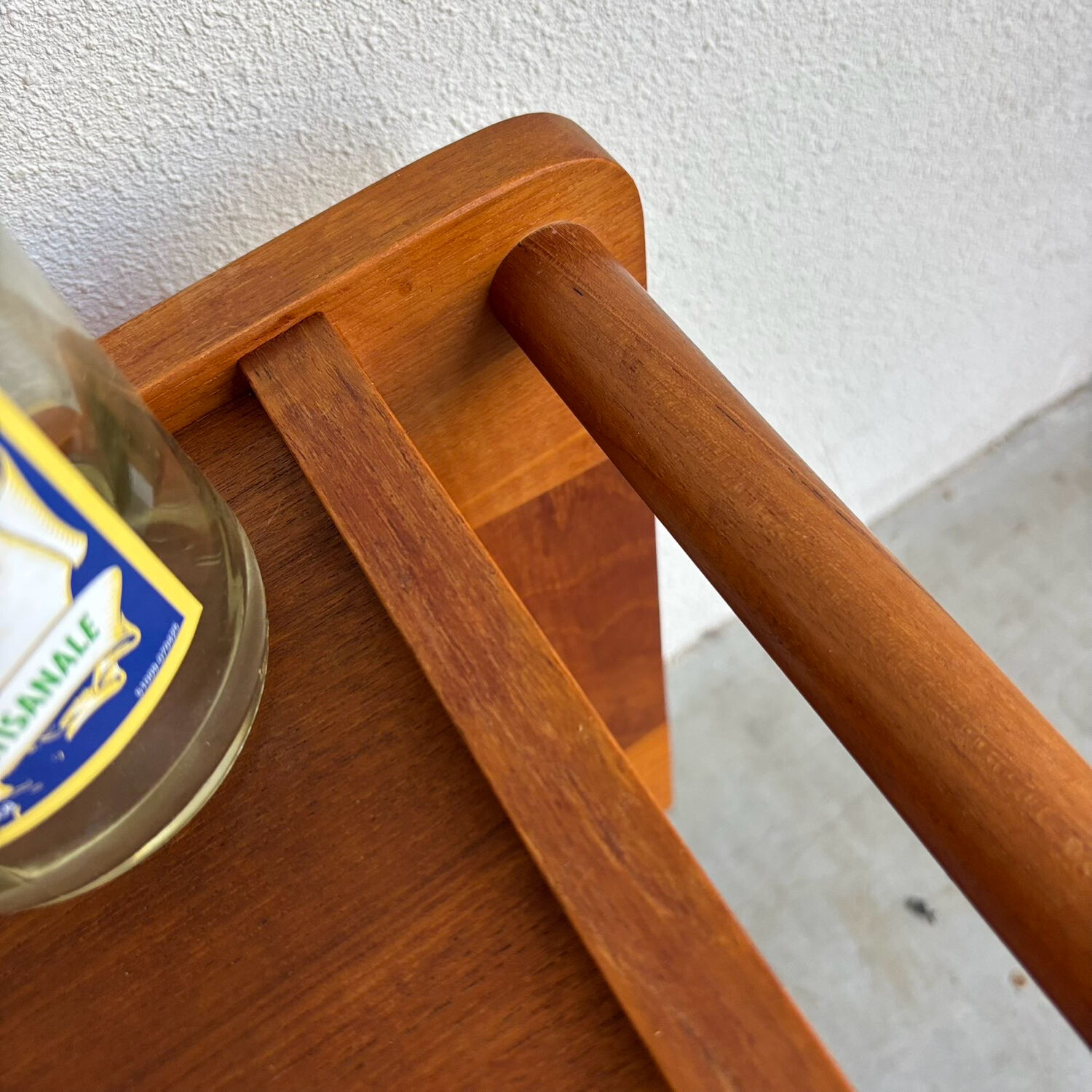 Vintage Danish bar trolley in teak