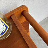 Vintage Danish bar trolley in teak