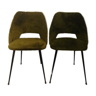 Lot de 6 chaises moumoute