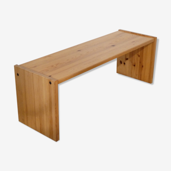 Scandinavian pine bench 1970