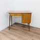 Bureau vintage scandinave en bois et formica