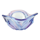 Vintage Murano Bowl Fruit Bowl Blue Purple Glass Sixties