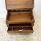 Vintage 1950s solid wood table writing desk