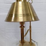 Lampe laiton et métal doré Helmer Andersson, Suède