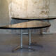 Large round conference table xxl design 1970'