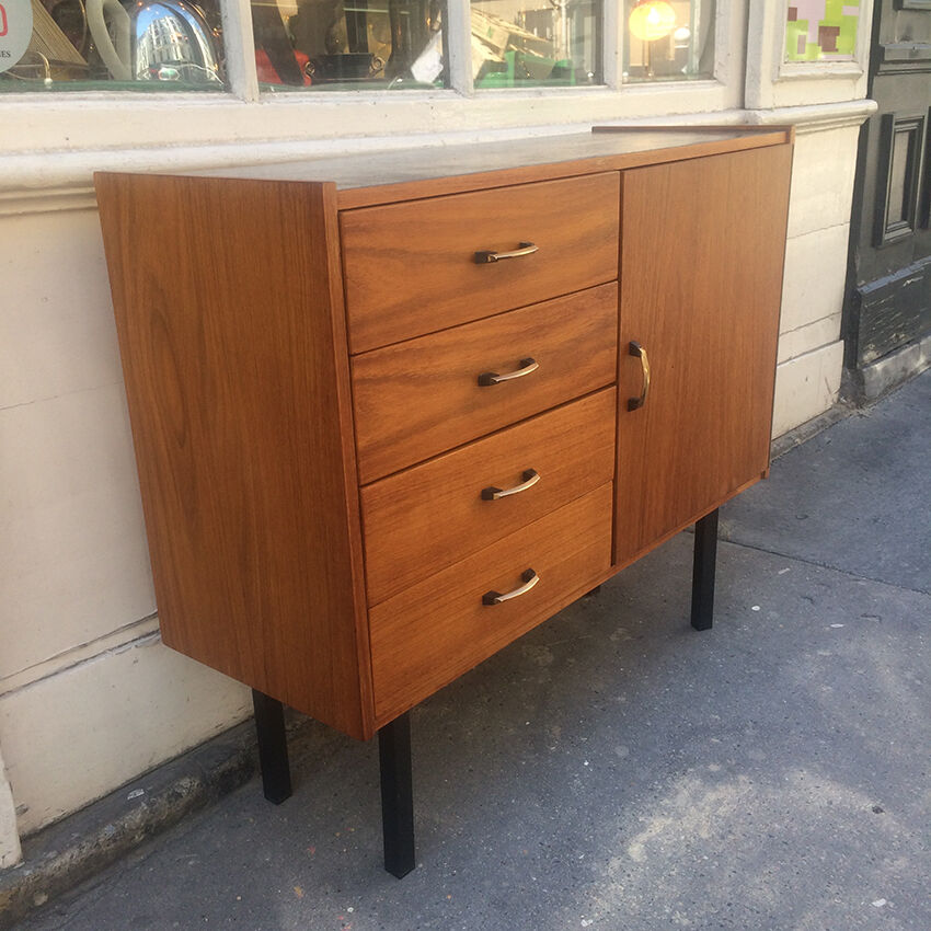 Small beech veneer storage unit, 1960