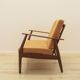 Danish oak sofa with leather upholstery, 1960s