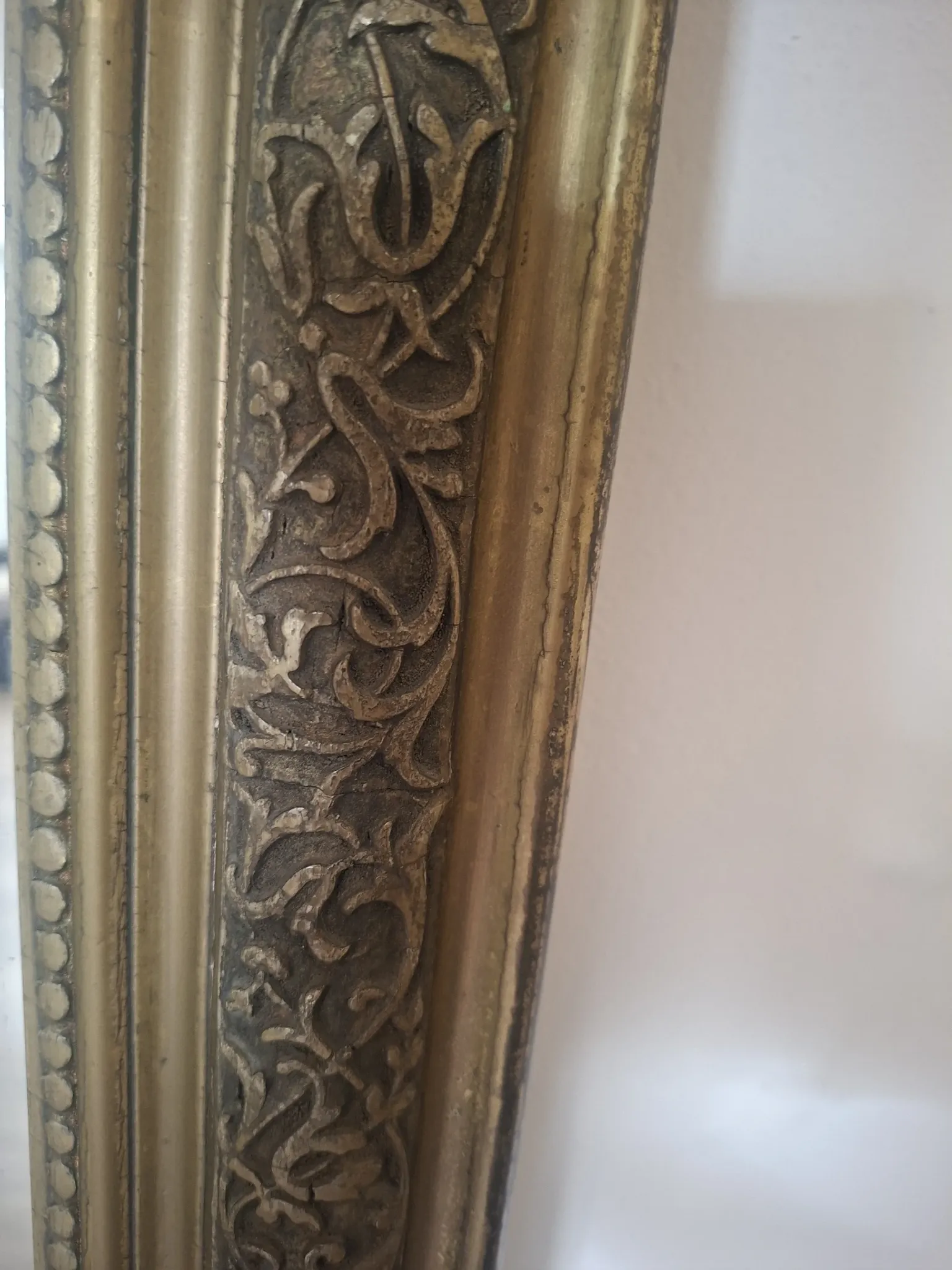 Large Louis-Philippe fireplace mirror, stamp 1899