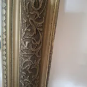 Large Louis-Philippe fireplace mirror, stamp 1899