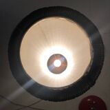 Large rattan floor lamp 1960