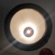 Grande lampe de sol en rotin 1960