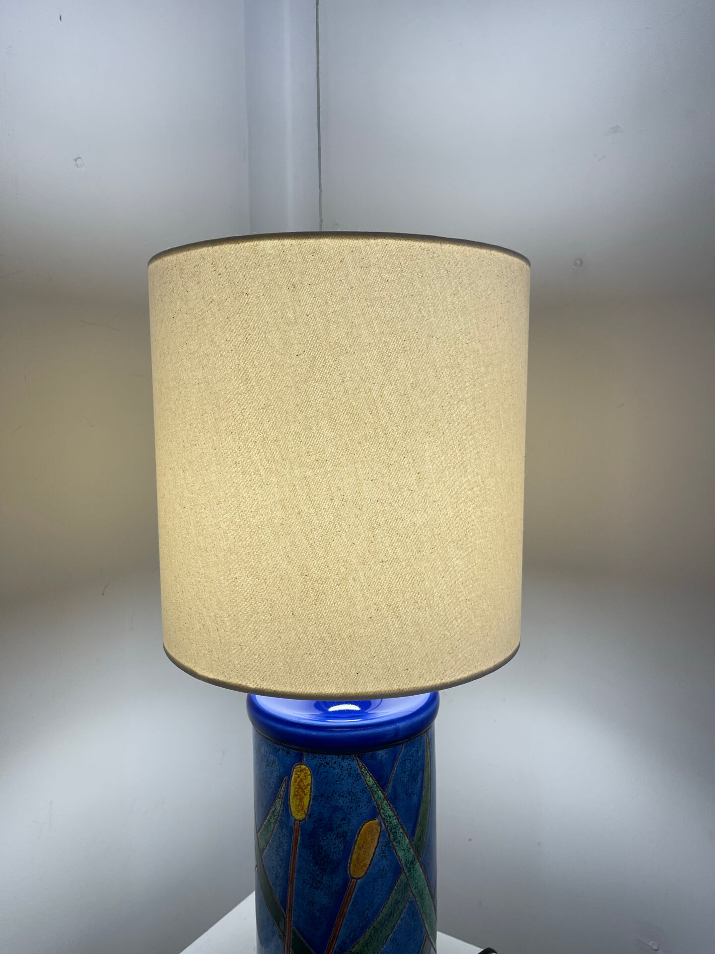 Lampe en céramique vers 1980