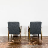 Pair of 04-B armchairs by Bydgoskie Fabryki Mebli 1960s