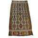 Vintage turkish kilim rug 95 x 47 cm