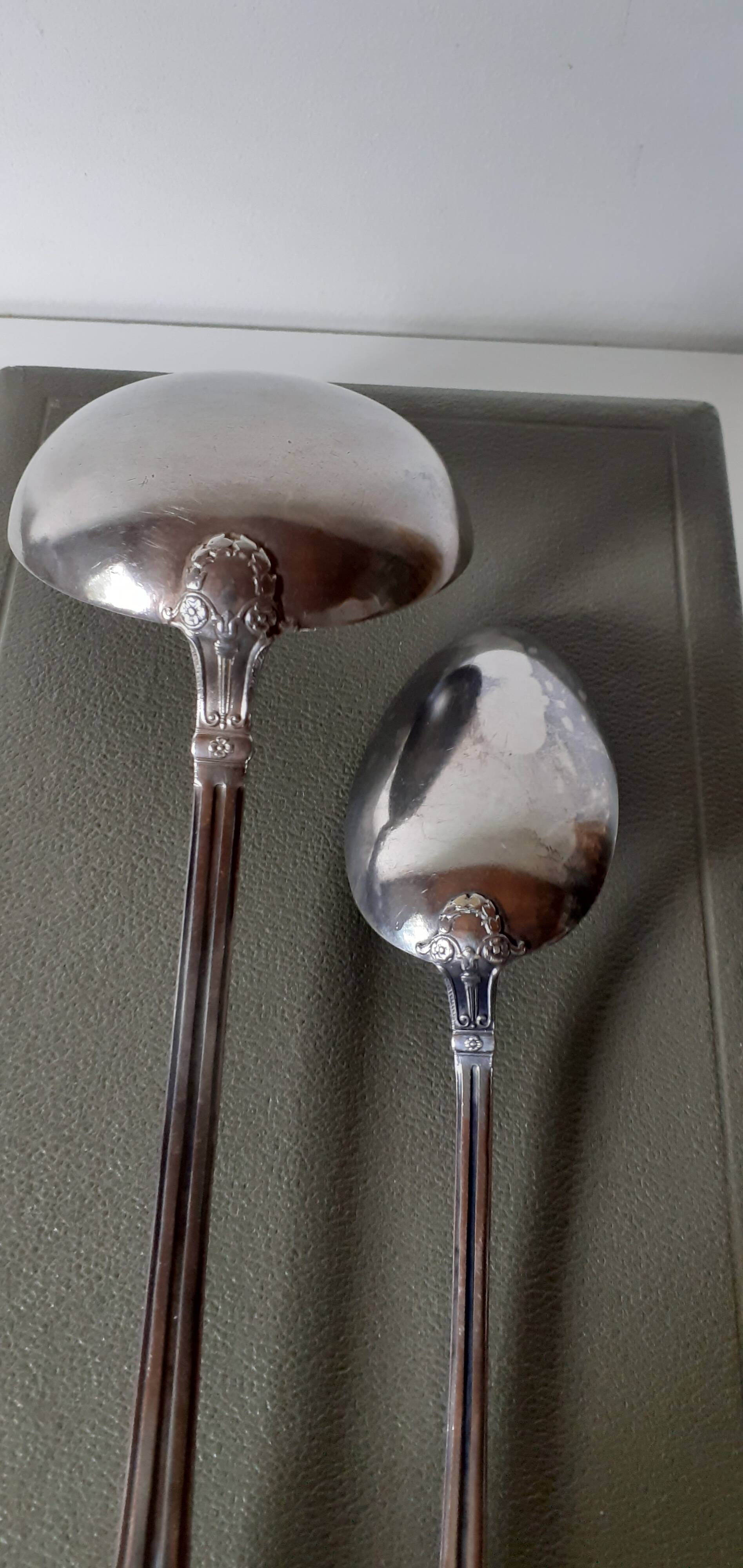 Silver-plated cutlery 34 pieces