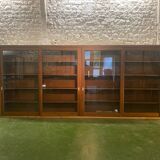 Large glass library