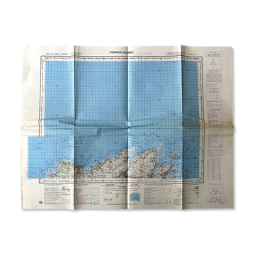 Carte Perros Guirec 1973